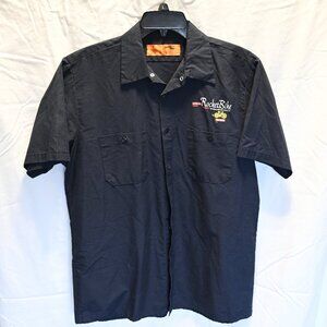 Men's work shirt, Moab Brewery Rocket Bike Lager, navy, size L